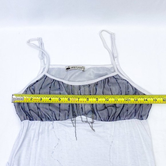 Mod'Land Paris Whimsical Tulle Intricate Detail Fairy Dress Artistic Design - Picture 14 of 15